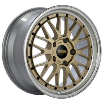 BBS LM 20x9 5x114.3 ET28 PFS Gold Center Diamond Cut Lip, Ophalen of Verzenden