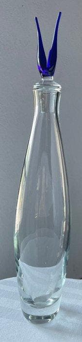 Aiguière (2) - Verre de Murano - Bleu cobalt, 44 cm