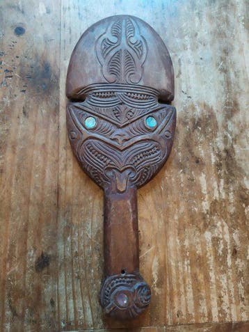 Handgesneden wapen - Kotiate - Maori - Nieuw-Zeeland
