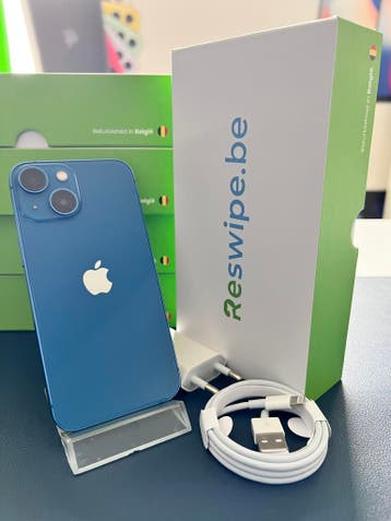 iPhone 13 Mini 128GB 256GB 512GB Blauw + 3 Jaar garantie, 128 GB, Blauw, Ophalen of Verzenden, Zo goed als nieuw