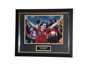 Wereldkampioenschap Voetbal - Xavi Hernandez Signed Spain, Verzamelen, Nieuw