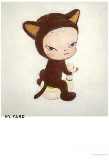 Yoshitomo Nara (1959) - Harmless Kitty, Antiquités & Art