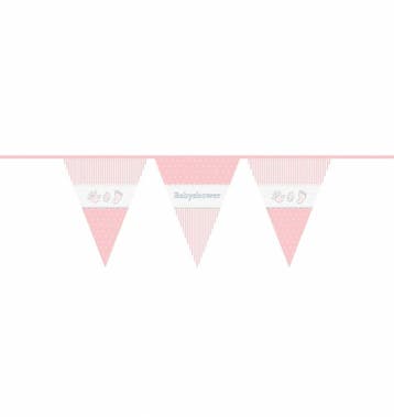 Geboorteslinger Meisje Baby Shower 10m, Verzenden