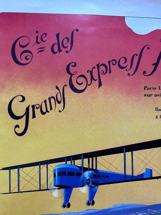 DICK - Cie des Grands Express Aériens- Reprint, Antiek en Kunst, Kunst | Tekeningen en Fotografie