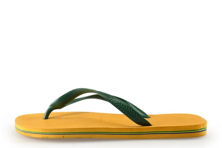 Havaianas Slippers in maat 39 Geel, Kleding | Dames, Schoenen, Geel, Zo goed als nieuw, Slippers, Verzenden