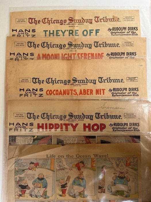 Hans und Fritz (katzenjammer Kids) - transitory page - 5, Boeken, Strips | Comics