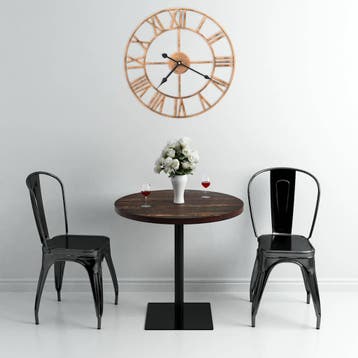 vidaXL Wandklok 40 cm metaal goudkleurig, Huis en Inrichting, Verzenden, Nieuw