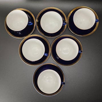 Lomonosov Imperial Porcelain Factory - Koffieservies voor 6