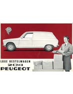 1970 PEUGEOT 204 BESTELWAGEN LEAFLET NEDERLANDS, Nieuw