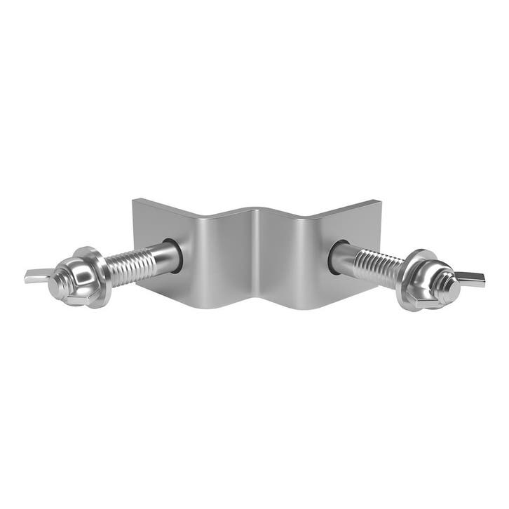 FORTEX hoekconnector voor STAGE750 podiumleuning - 2 stuks, Muziek en Instrumenten, Licht en Laser, Verzenden