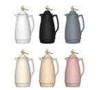 Frusqo thermoskan met pauw, isoleerkan met vogeltje