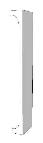 *TIP*  Element voor kast zijkant rechts glossy wit R-EC-001, Ophalen of Verzenden