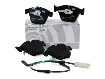 ORIGINAL BMW remblokken + waarschuwingscontact 1er E82 Coupe, Ophalen of Verzenden, Nieuw
