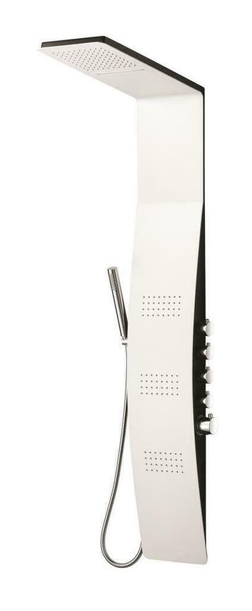 Glabach douchepaneel aluminium wit/zwart 1470x2030 mm, Ophalen of Verzenden, Nieuw