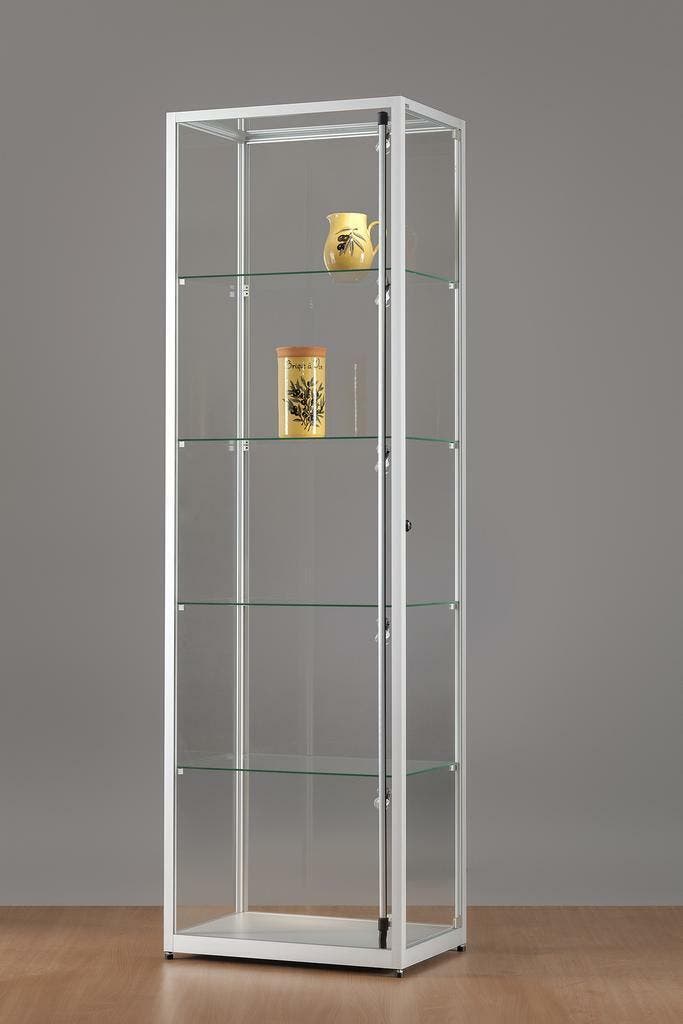 *TIP*  Luxe vitrinekast aluminium 60 cm met verstelbaar LED, Articles professionnels, Aménagement de Bureau & Magasin | Commerce & Inventaire