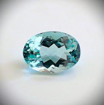 Aigue-marine - 3.85 ct - International Gemological Institute, Bijoux, Sacs & Beauté, Pierres précieuses