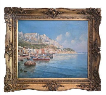 Bernardo Hay (1864-1931) - Marina Grande, Capri