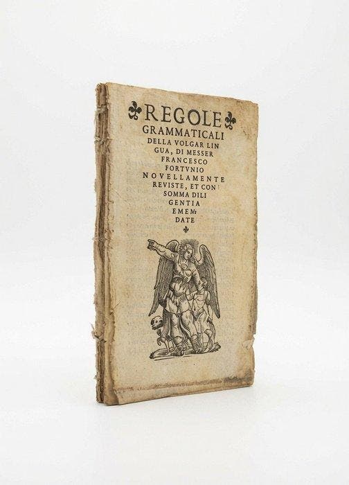 F. Fortunio - Regole Grammaticali della Volgar Lingua - 1539, Antiek en Kunst, Antiek | Boeken en Manuscripten