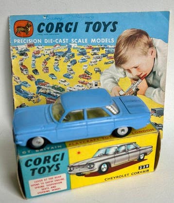 Corgi Toys 1:43 - Modelauto - Chevrolet Corvair No 229 - In