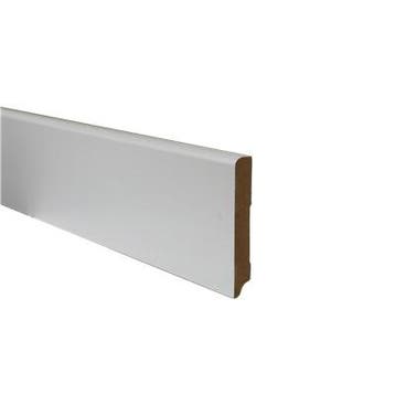 Oppio Witte folieplint Berlijn 12x90x2400mm, Doe-het-zelf en Bouw, Plinten en Afwerking, Ophalen of Verzenden, Nieuw