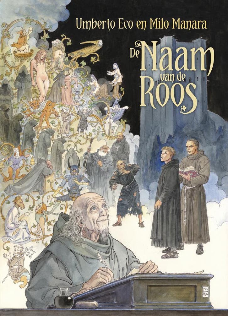 De naam van de roos (9789044653489, Milo Manara), Boeken, Romans, Nieuw, Verzenden