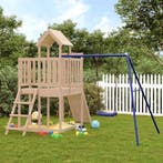 vidaXL Speelhuis massief grenenhout, Kinderen en Baby's, Speelgoed | Buiten | Speeltoestellen, Verzenden, Nieuw