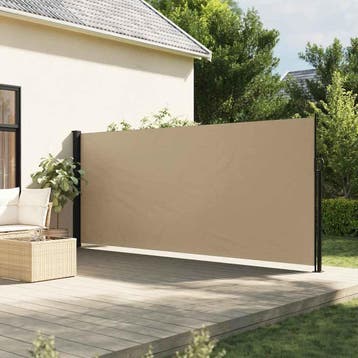 vidaXL Windscherm uittrekbaar 160x300 cm beige, Tuin en Terras, Verzenden, Nieuw