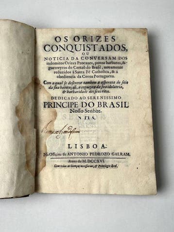 Joseph Mascarenhas - [BRASILIANA] 4 Works - Os Orizes