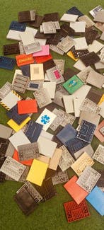 Lego Stenen - Grote partij Daktegel is verschillende kleuren, Nieuw