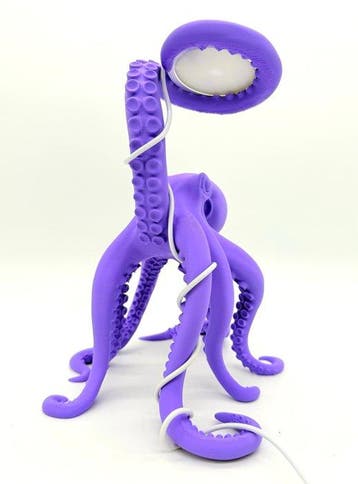 Lampe de table - Plastique - Pieuvre