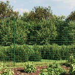 vidaXL Draadgaashek met grondankers 1,6x25 m groen, Verzenden, Nieuw