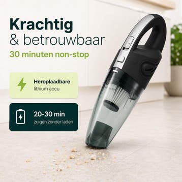Kruimeldief Snoerloos - 5 opzetstukken, Verzenden, Zo goed als nieuw, Kruimeldief