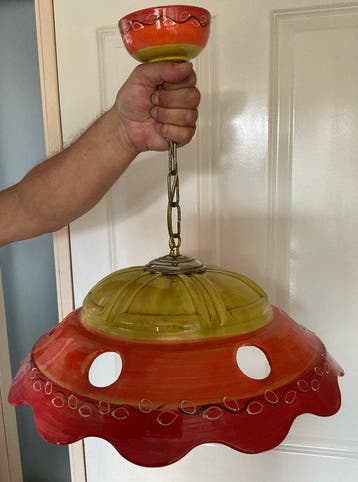 Alfareros - Lamp - Bijzondere vintage Spaanse keramische, Antiek en Kunst