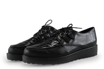 Hee Veterschoenen in maat 40 Zwart, Kleding | Dames, Verzenden, Zwart, Overige typen, Zo goed als nieuw