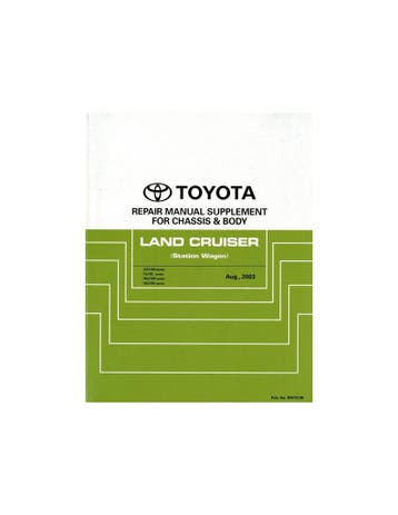 2003 TOYOTA LAND CRUISER STATION WAGON CHASSIS &