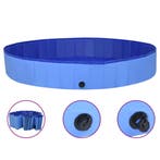 vidaXL Hondenzwembad inklapbaar 200x30 cm PVC blauw, Verzenden, Nieuw