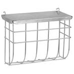 Metalen hooiruif met deksel 25x17cm verz. om op te hangen -, Dieren en Toebehoren, Knaagdieren en Konijnen | Toebehoren, Nieuw