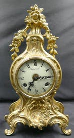 Klok - FHS Franz Hermle & Sohn - Messing - 1960-1970