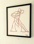 Liesens - Dancing Queen (Handpainted on white canvas met