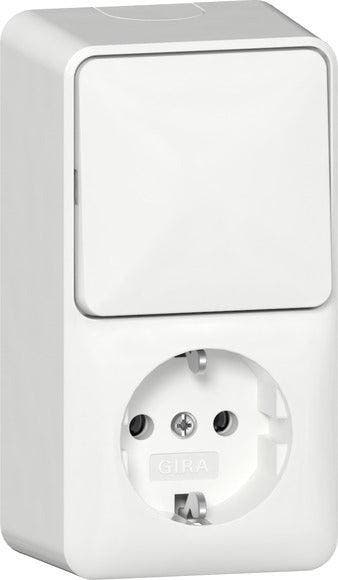 Prise Combinée Verticale Avec Embase De Montage - 417614, Doe-het-zelf en Bouw, Verzenden, Nieuw