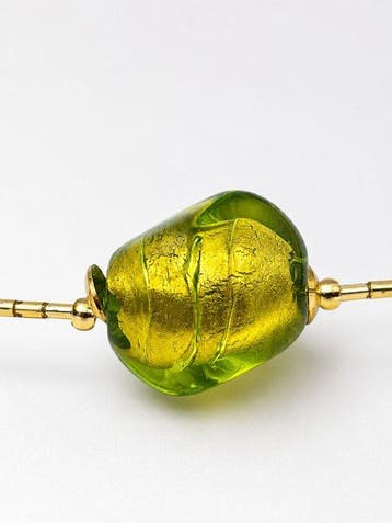 24 karaat - Murano-glas, Geel goud - Halsketting -, Antiek en Kunst