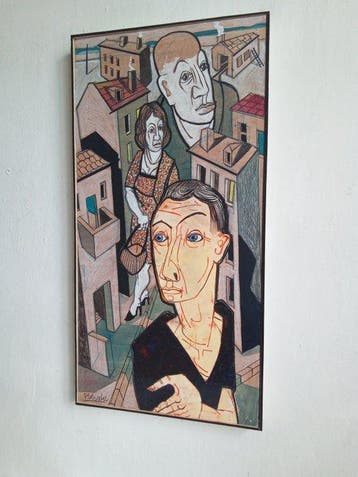 Peter Krusche - Meine Straße, Antiek en Kunst