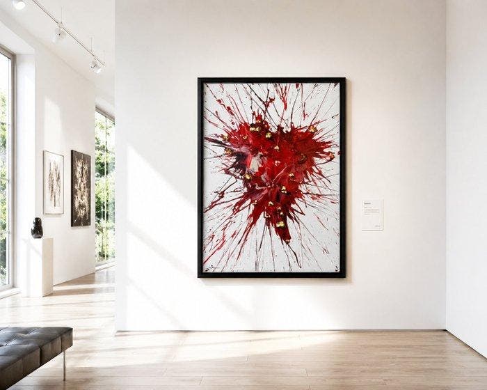 Santicri - Creation from Chaos, Open Heart, Antiek en Kunst, Kunst | Schilderijen | Modern