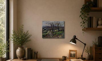 Josep Damián Torres (1921–2008) - Árboles junto a la aldea