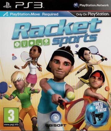 Racket Sports (Playstation Move Only) (PS3 Games), Ophalen of Verzenden, Zo goed als nieuw