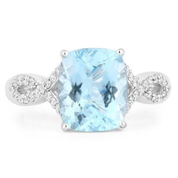 Zonder minimumprijs - Ring - 14 karaat Witgoud - 3.05ct. tw., Nieuw