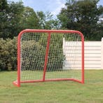 vidaXL Hockeydoel 183x71x122 cm polyester rood en wit, Sport en Fitness, IJshockey, Verzenden, Nieuw