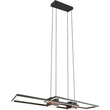 LED Hanglamp Trion Zuru - 37W Dimbare Zwarte LED Hanglamp Al, Verzenden, Nieuw