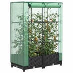 vidaXL Plantenbak verhoogd met kashoes 80x40x123 cm, Verzenden