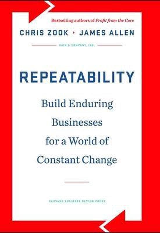 Repeatability 9781422143308 Chris Zook, Livres, Langue | Anglais, Envoi
